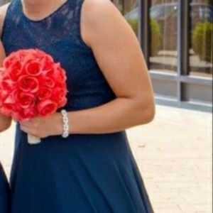 Navy blue Bridesmaid dress